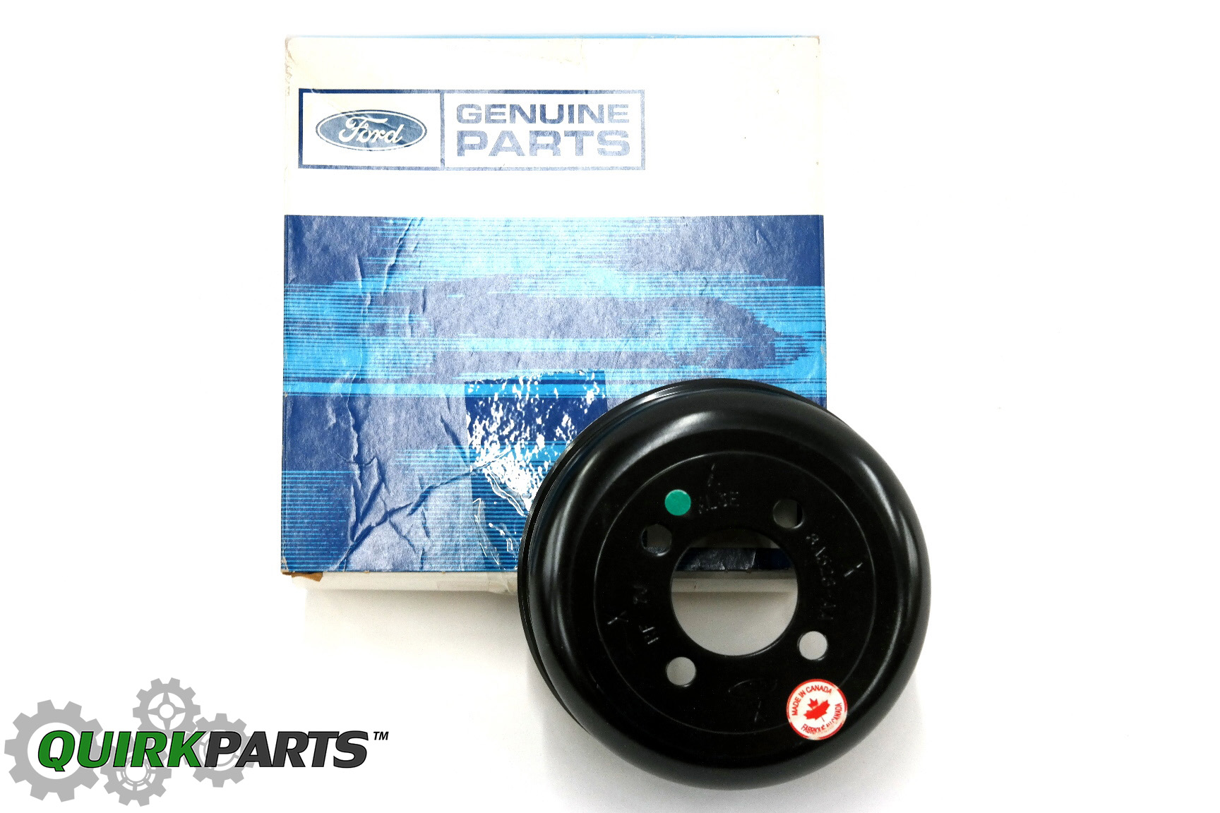 XL3Z8509A - : Engine Water Pump Pulley for Ford: Expedition, Explorer, Explorer Sport Trac, F-150, F-150 Heritage, F-250, F-250 Super Duty, F-350 Super Duty, Mustang | Lincoln: Aviator, Blackwood, Navigator | Mercury: Mountaineer Image