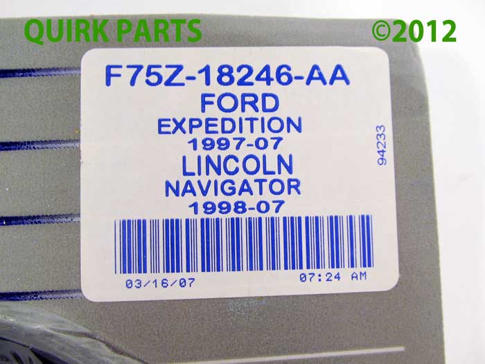 VGL1Z18246A - Exterior: 2008-2015 Ford Expedition Side Window Deflectors Rain Guards 4 Piece Set OEM NEW for Ford: Expedition Image