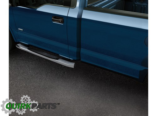 FL3Z16450AB - Body: Step Bars, 5 Inch, Chromed Aluminum for Ford: F-150 Image