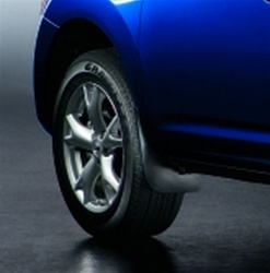 G8810JM00A - Exterior: Nissan Rogue Rear Set of 2 Mud Splash Guards OEM NEW Genuine for Nissan: Altima, NV3500, Rogue Image