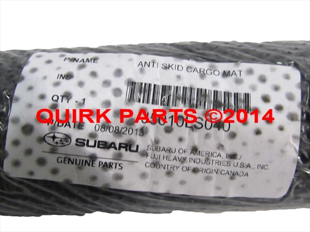 J5010LS040 - Cargo Management: Subaru Anti-Slip Cargo Area Liner Matt OEM NEW for Subaru: BRZ, Forester, Impreza, Legacy, Outback, Tribeca, WRX, XV Crosstrek Image