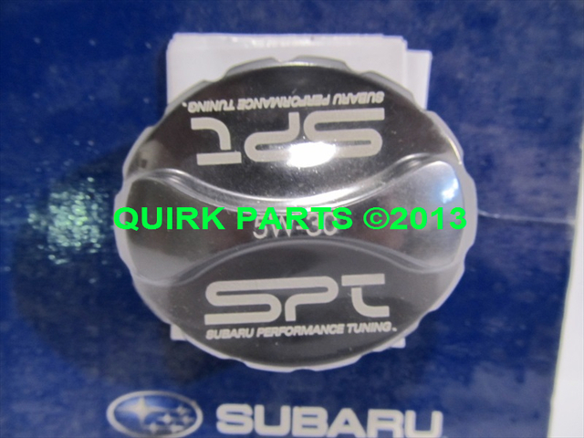 SOA3881240 - Exterior: Subaru Forester Legacy OutBack SPT Oil Filler Cap GRAY 5W-20 OEM NEW for Subaru: Forester, Impreza, Legacy, Outback, Tribeca, WRX Image