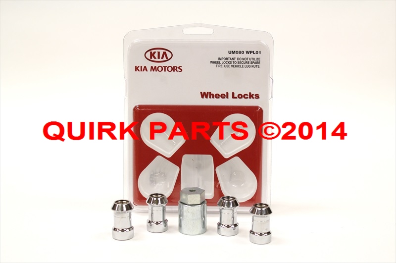 UM080WPL02 - : Wheel Locks - 18inch Wheels for Kia Image