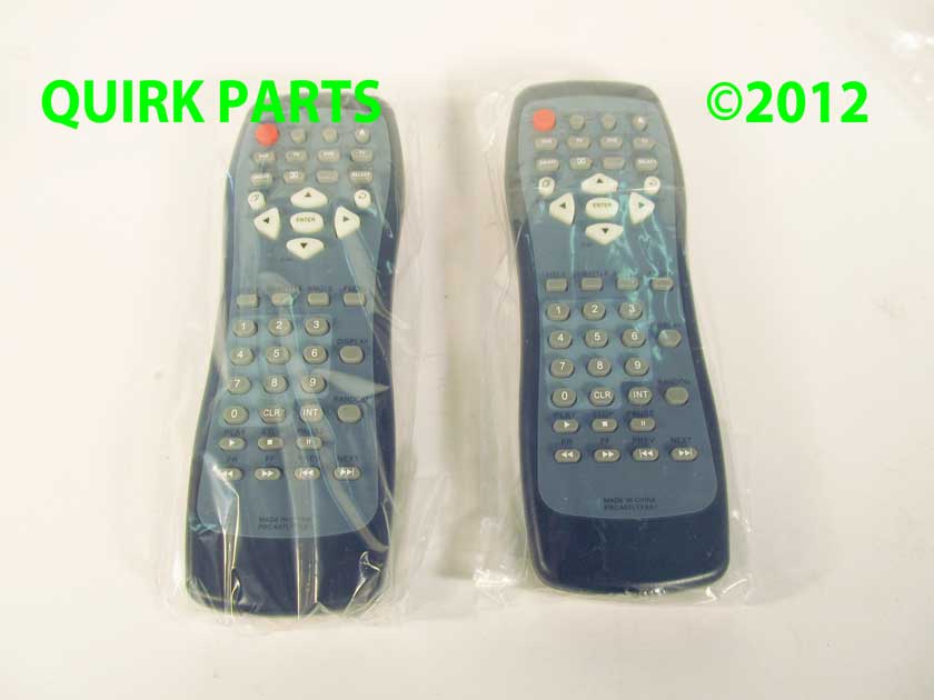 VBB5Z10E947BF - Electrical: 2011-2015 Ford Explorer Dual Headrest DVD Player BLACK Leather OEM NEW for Ford: Explorer, Police Interceptor Utility Image