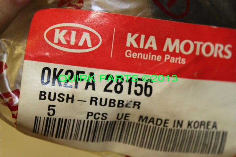 K2FA28156 - Suspension: 2001-2004 Kia Spectra Sway Bar Bushing BRAND NEW Genuine Part # 0K2FA-28156 for Kia: Spectra Image