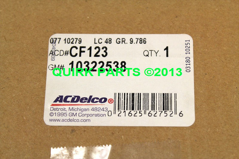 10322538 - HVAC: Filter for Buick: Rendezvous, Terraza | Chevrolet: Uplander, Venture | Oldsmobile: Silhouette | Pontiac: Aztek, Montana | Saturn: Relay Image