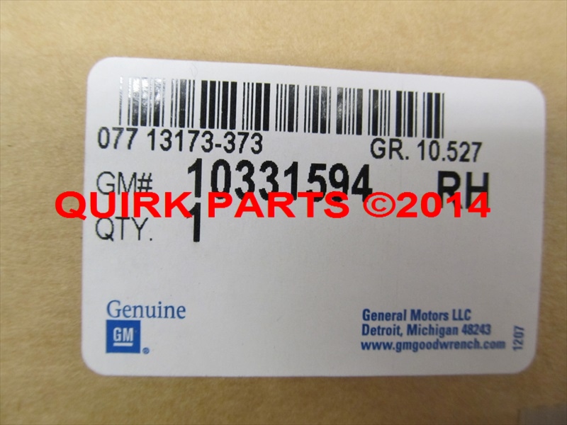 10331594 - Body: Handle, Outside for Buick: Century, Regal | Chevrolet: Impala | Pontiac: Grand Prix Image