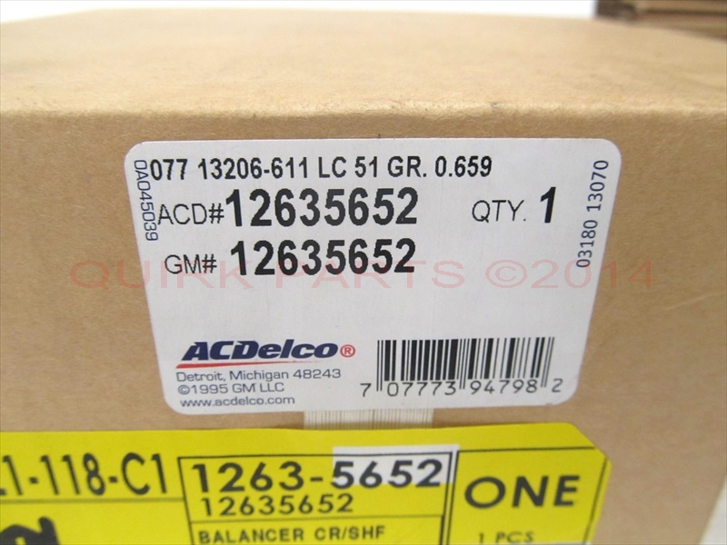 12675715 - : Crankshaft Balancer for GM Image