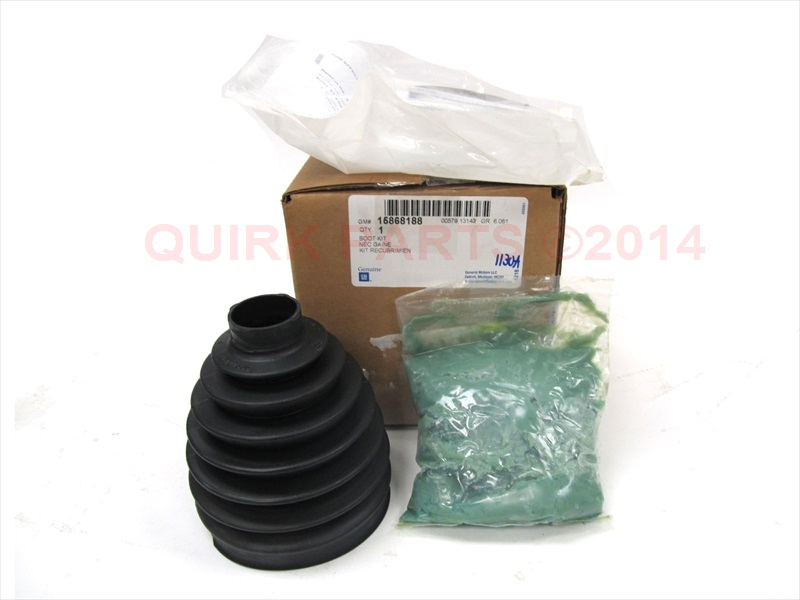 15868188 - Front Drive Axle: Outer Boot for Cadillac: Escalade, Escalade ESV, Escalade EXT | Chevrolet: Avalanche 1500, Avalanche 2500, C2500, C3500, K1500 Pickup, K2500 Pickup, K3500 Pickup, Silverado 1500, Silverado 1500 HD, Silverado 1500 HD Classic, Silverado 2500, Silverado 2500 HD, Silverado 2500 HD Classic, Silverado 3500, Silverado 3500 Classic, Silverado 3500 HD, Suburban 1500, Suburban 2500, Suburban C1500, Suburban C2500, Suburban K1500, Suburban K2500, Tahoe | GMC: C2500 Pickup, C3500 Pickup, K1500 Pickup, K2500 Pickup, K3500 Pickup, Sierra 1500, Sierra 1500 Classic, Sierra 1500 HD, Sierra 1500 HD Classic, Sierra 2500, Sierra 2500 HD, Sierra 2500 HD Classic, Sierra 3500, Sierra 3500 Classic, Sierra 3500 HD, Suburban C1500, Suburban C2500, Suburban K1500, Suburban K2500, Yukon, Yukon XL 1500, Yukon XL 2500 | Hummer: H2 Image