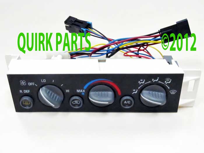 16233142 - HVAC: Dash Control Unit for Chevrolet: C1500, C2500, C3500, C3500HD, K1500 Pickup, K2500 Pickup, K3500 Pickup, Suburban C1500, Suburban C2500, Suburban K1500, Suburban K2500, Tahoe | GMC: C1500 Pickup, C2500 Pickup, C3500 Pickup, C3500HD, K1500 Pickup, K2500 Pickup, K3500 Pickup, Suburban C1500, Suburban C2500, Suburban K1500, Suburban K2500, Yukon Image