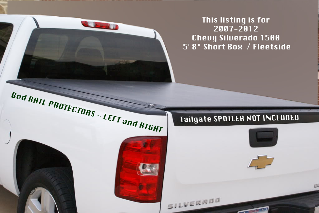 17802470 - Body: Bed Rail Protector - Short Box for Chevrolet: Silverado 1500, Silverado 2500 HD, Silverado 3500 HD Image