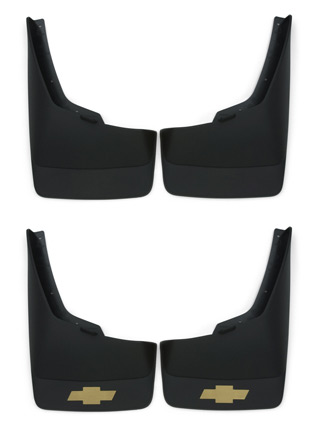 19212551 - Body: Molded Rear Set, Gold Bowtie Logo for Chevrolet: Silverado 1500, Silverado 2500 HD, Silverado 3500 HD Image