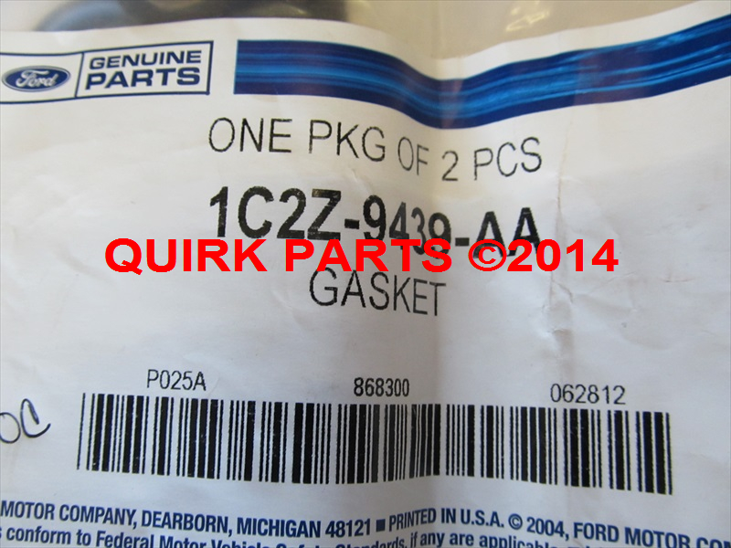 1C2Z9439AA - Fuel System: Manifold Gasket for Ford: E-350 Club Wagon, E-350 Econoline Club Wagon, E-350 Super Duty, E-450 Econoline Super Duty, E-450 Super Duty, E-550 Econoline Super Duty, E-550 Super Duty, Excursion, F-250 Super Duty, F-350 Super Duty, F-450 Super Duty, F-550 Super Duty Image