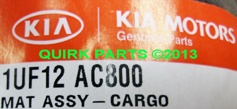 1UF12AC800 - : 2014 Kia Sorento TRUNK CARGO MAT Brand NEW OEM Kia Genuine for Kia: Sorento Image