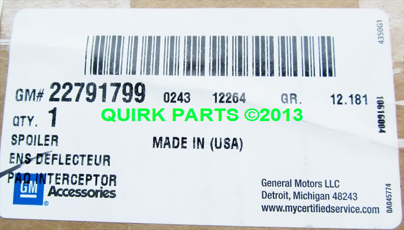 22791799 - : 2012-2013 Buick Verano REAR-END SPOILER SILVER OEM Genuine GM Paint Code: GAN for Buick: Verano Image