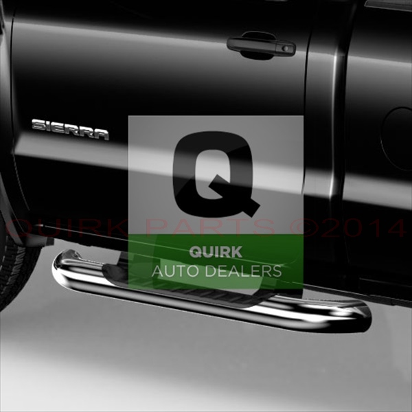 22805432 - Body: Assist Steps, 4-Inch Round, Chrome for Chevrolet: Silverado 1500, Silverado 2500 HD, Silverado 3500 HD | GMC: Sierra 1500, Sierra 2500 HD, Sierra 3500 HD Image