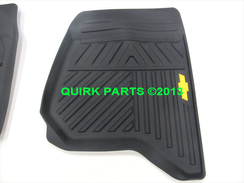 22858624 - : Chevy Silverado Front All Weather Premium Floor Mats OEM New Genuine for GM Image