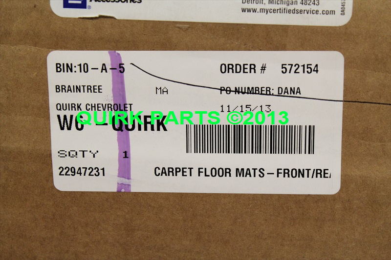 22947231 - : Floor Mats for GM Image