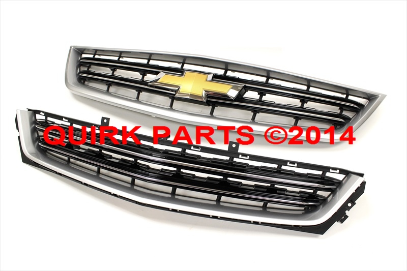 22985028 - : 2014 Chevy Impala Silver Ice &amp; Chrome Accessory Grille Genuine OEM NEW 22985028 for Chevrolet: Impala Image