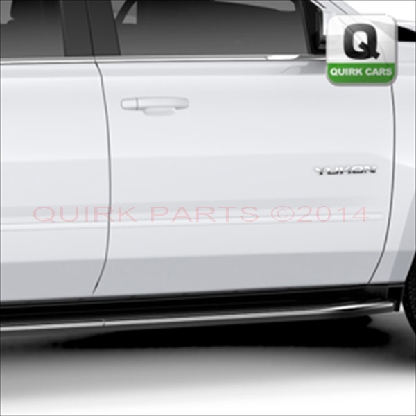 22998775 - : 2015 Chevrolet Tahoe GMC Yukon Body Side Molding Kit Summit White OEM NEW for Chevrolet: Tahoe | GMC: Yukon, Yukon XL Image