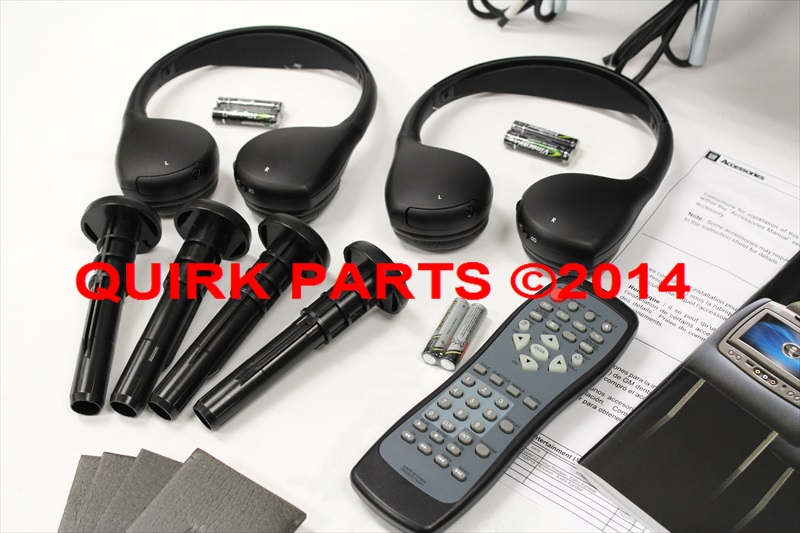 23139997 - Audio/Video: RSE - Head Restraint DVD System - Ebony for GM Image
