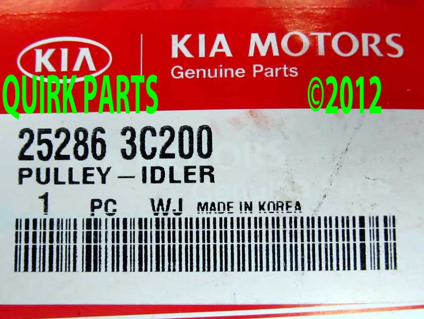 252863L100 - : Idler Pulley for Kia: Amanti, Borrego, Cadenza, K900, Sedona, Sorento, Telluride Image