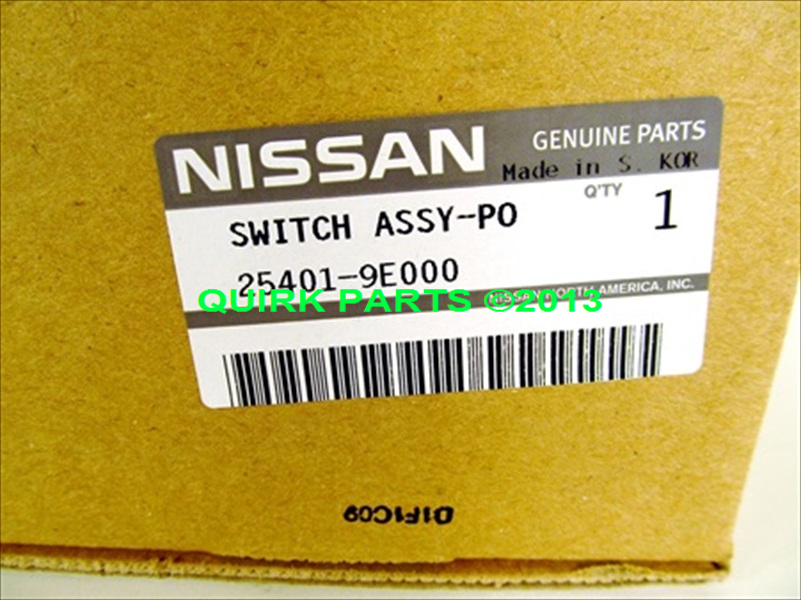 254019E000 - Electrical: Window Switch for Nissan: Altima, Frontier, Sentra, Xterra Image
