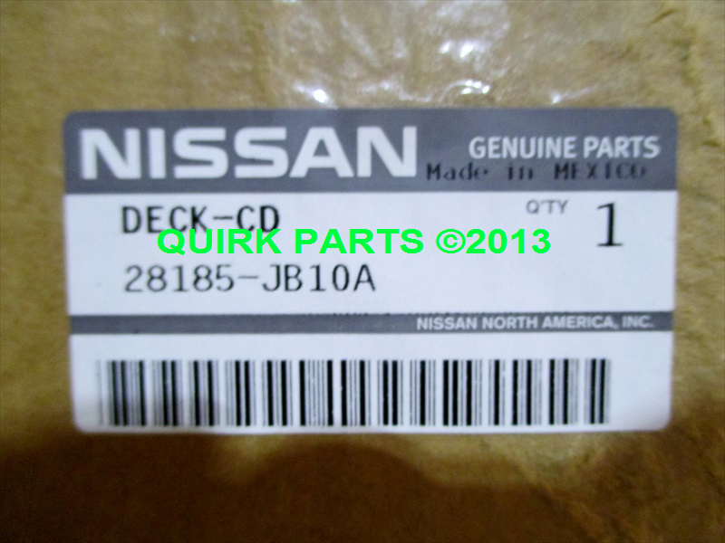 28185JB10A - Entertainment &amp; Telematics: Radio Control Unit for Nissan Image
