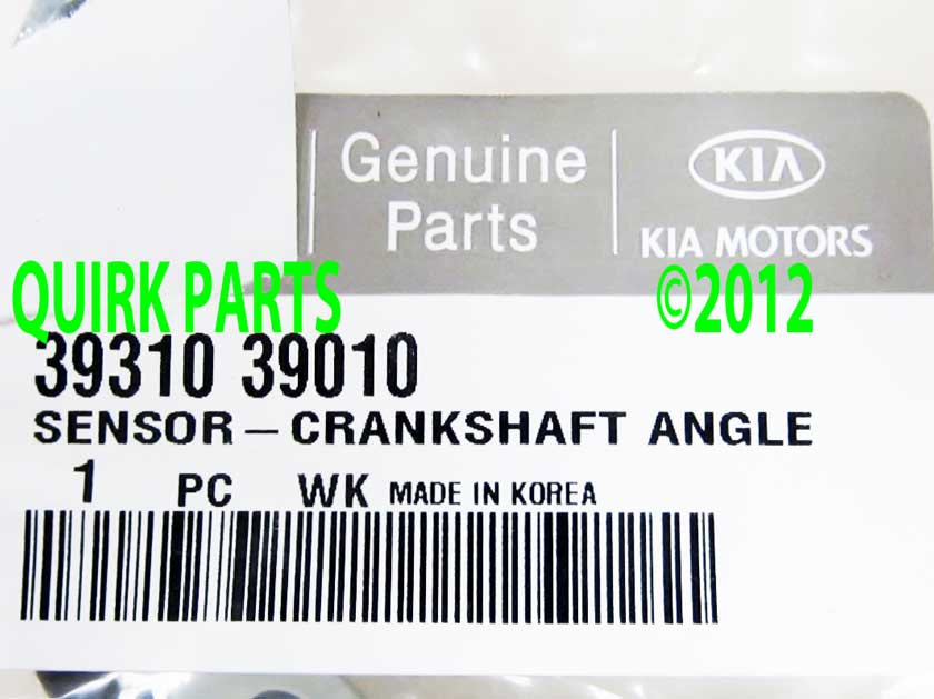 3931039010 - : 2002-2005 Kia Sedona Crankshaft Position Sensor Genuine OEM BRAND NEW for Kia: Sedona Image