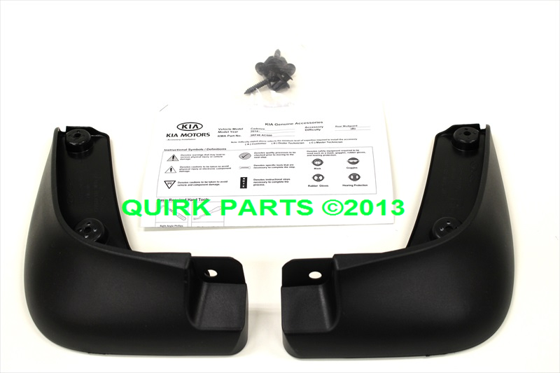 3RF46AC500 - Exterior: 2014 Kia Cadenza Rear Mud Gaurds BRAND NEW Genuine Part # 3RF46-AC500 for Kia: Cadenza Image