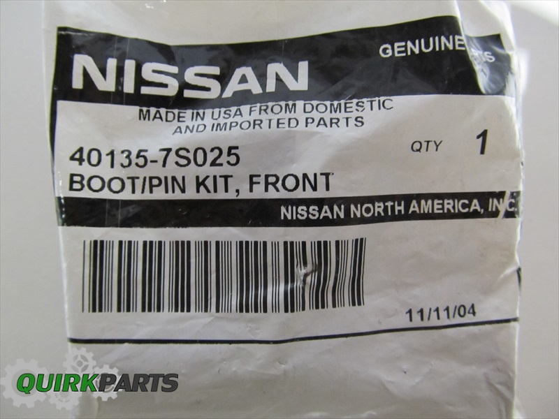 401357S025 - Brakes: Disc Brake Caliper Pin for Nissan: Armada, Pathfinder Armada, TITAN Image