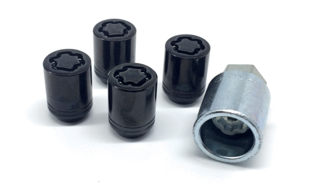 B321SFL030 - Wheels: Wheel Lug Nut And Lock Set - Black for Subaru Image