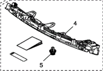 8U59TLA100A - Security: Trailer Hitch Adapter, Hands Free for Honda: CR-V Image