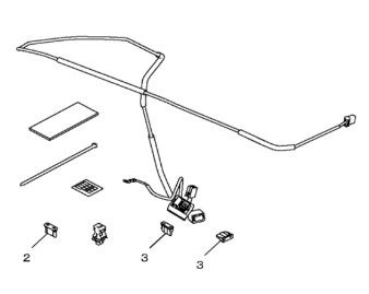 8V0330A100 - Interior: Mirror, Automatic Dimming Attachment for Honda: Accord Image