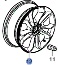 アルミ Wheel Disk (18X7 1 2J) 42700-TNY-A62 | Honda Factory Parts