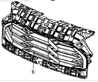 712013W0A51 - : Grille for Honda: HR-V Image