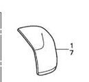 76201T0AA11YQ - Body: Mirror Cover for Honda Image