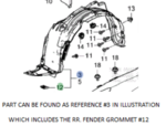 741003A0A00 - Body: Fender Liner for Honda: CR-V Image