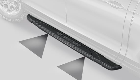 8L33T6Z100D - Exterior: BOARD KIT, ILLUMINATED RUNNING (BLACK) for Honda: Ridgeline Image