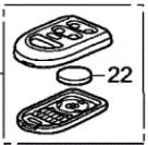 72147SHJX61 - : Transmitter for Honda: Odyssey Image