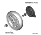 8Z15PR8100R14 - : Wheel Assembly Rear for Honda Image