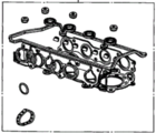 6110RAAA03 - : Engine Cylinder Head Gasket Kit for Honda Image