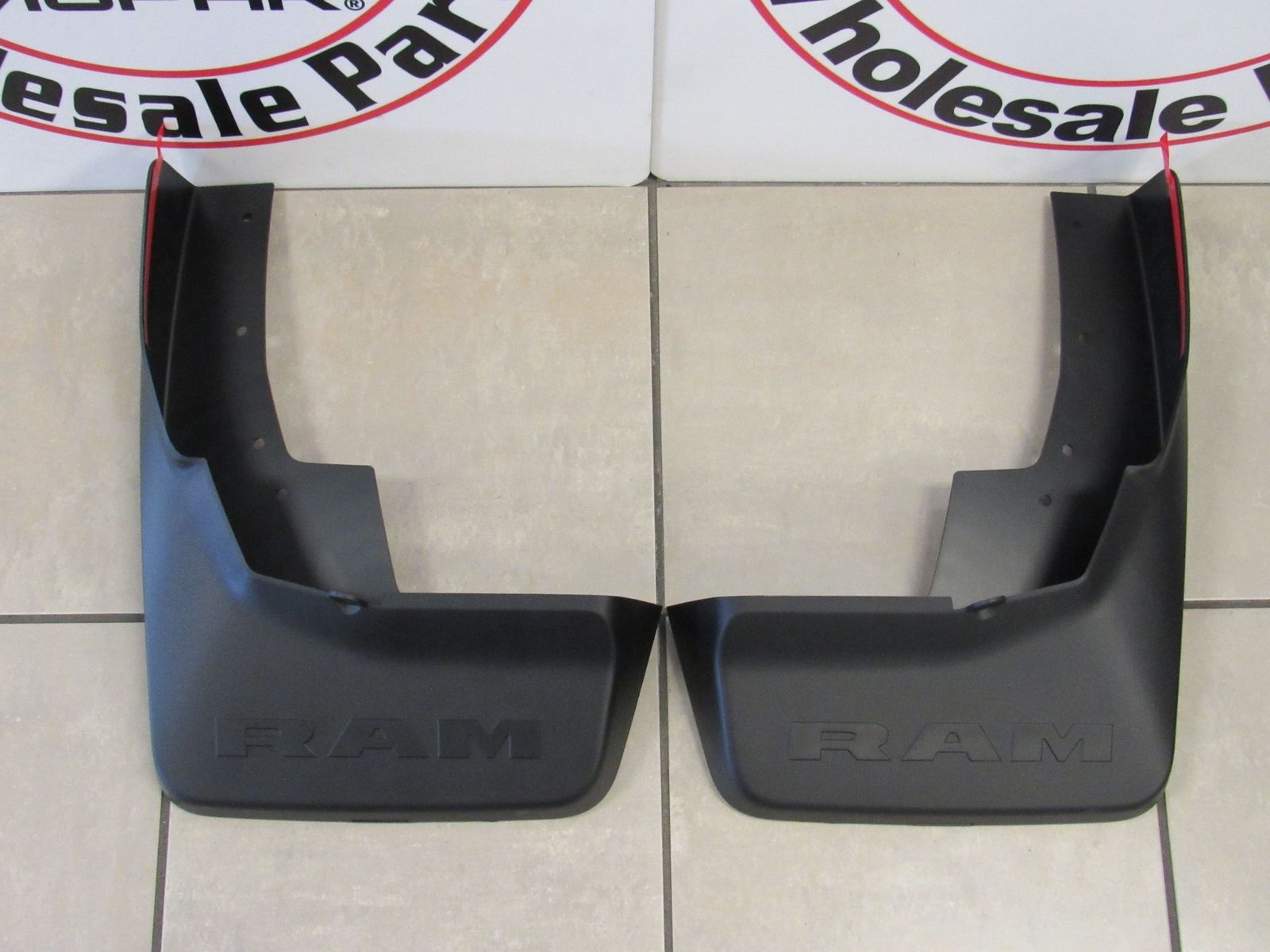 82215489AD - : Molded Splash Guards, Rear For Vehicles With Production Fender Flares for Ram: 1500 Image