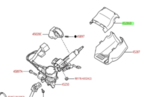 452860R010B0 - : Steering Column Cover for Toyota Image