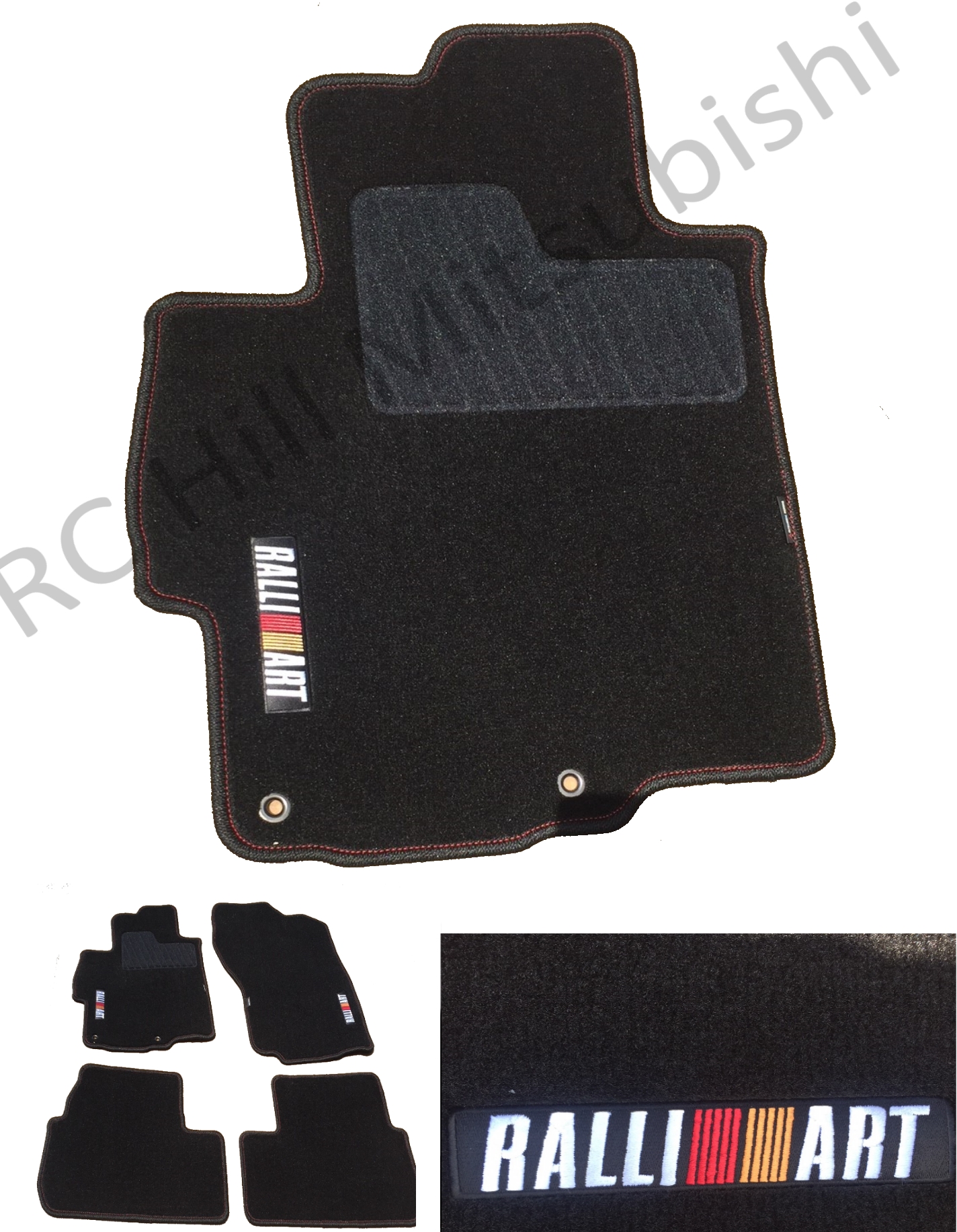 MZ360273EX - Interior: LAST SET AVAILABLE! Ralliart Lancer Floor Mats, Carpet for Mitsubishi Image