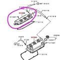 MN137829 - Engine: Valve Cover for Mitsubishi: Endeavor, Galant Image