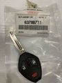 6370B711 - : Transmitter key with metal blade, must be cut and programmed for Mitsubishi: Mirage Image