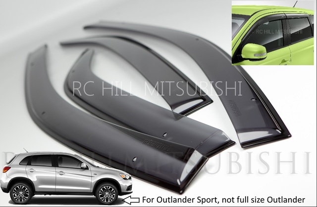 MZ562868EX - Exterior: Outlander Sport Side Window Deflectors (not full size Outlander) for Mitsubishi Image