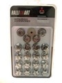 MZ314152 - : Wheel Locks - Fluted Lugs - Ralliart Logo for Mitsubishi: Eclipse, Galant, Lancer Image