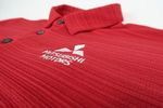 KNITPOLO - : Rhombus Space Knit Polo for Mitsubishi Image